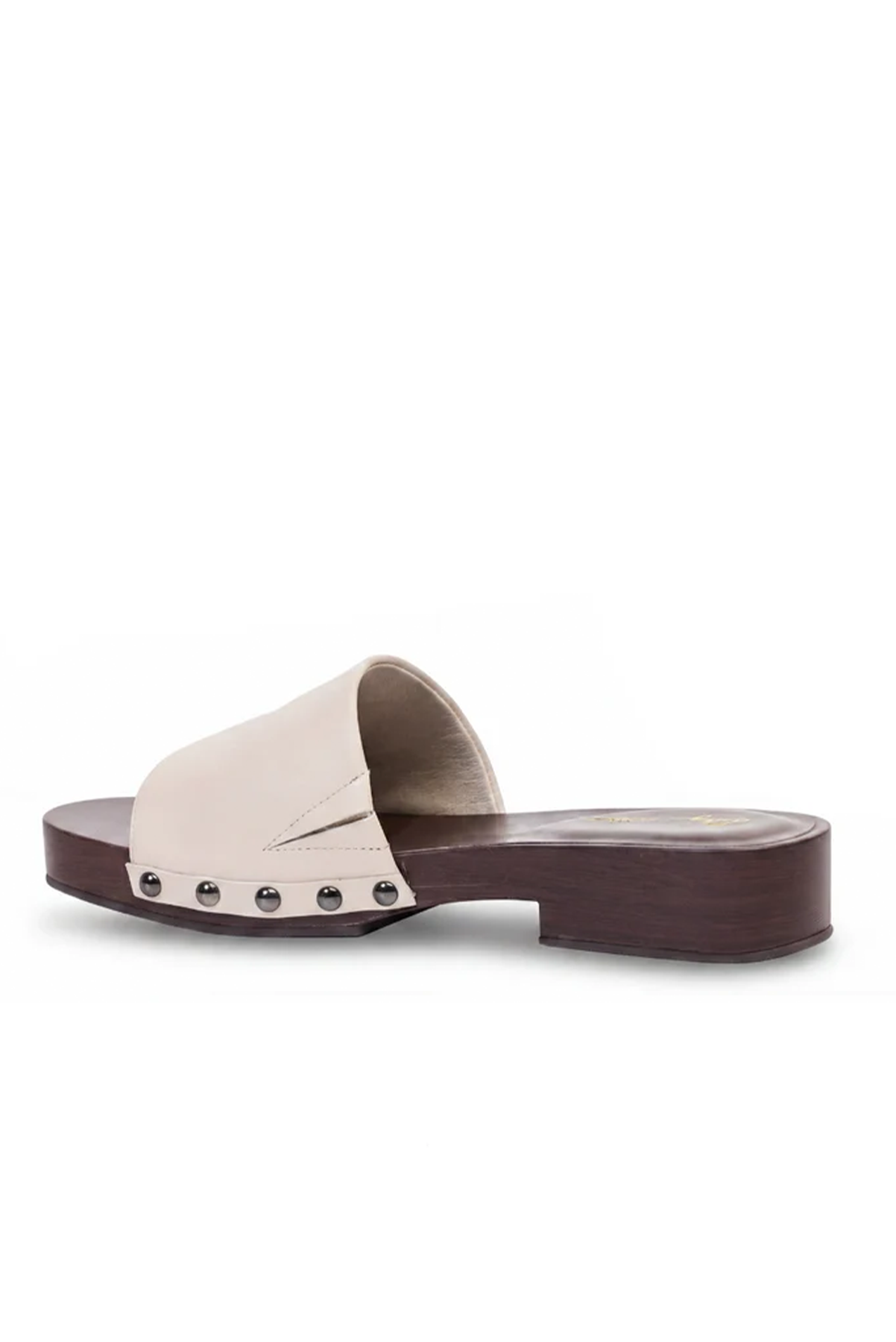 KATHRYN WILSON MARNI SLIDE STONE CREAM LEATHER