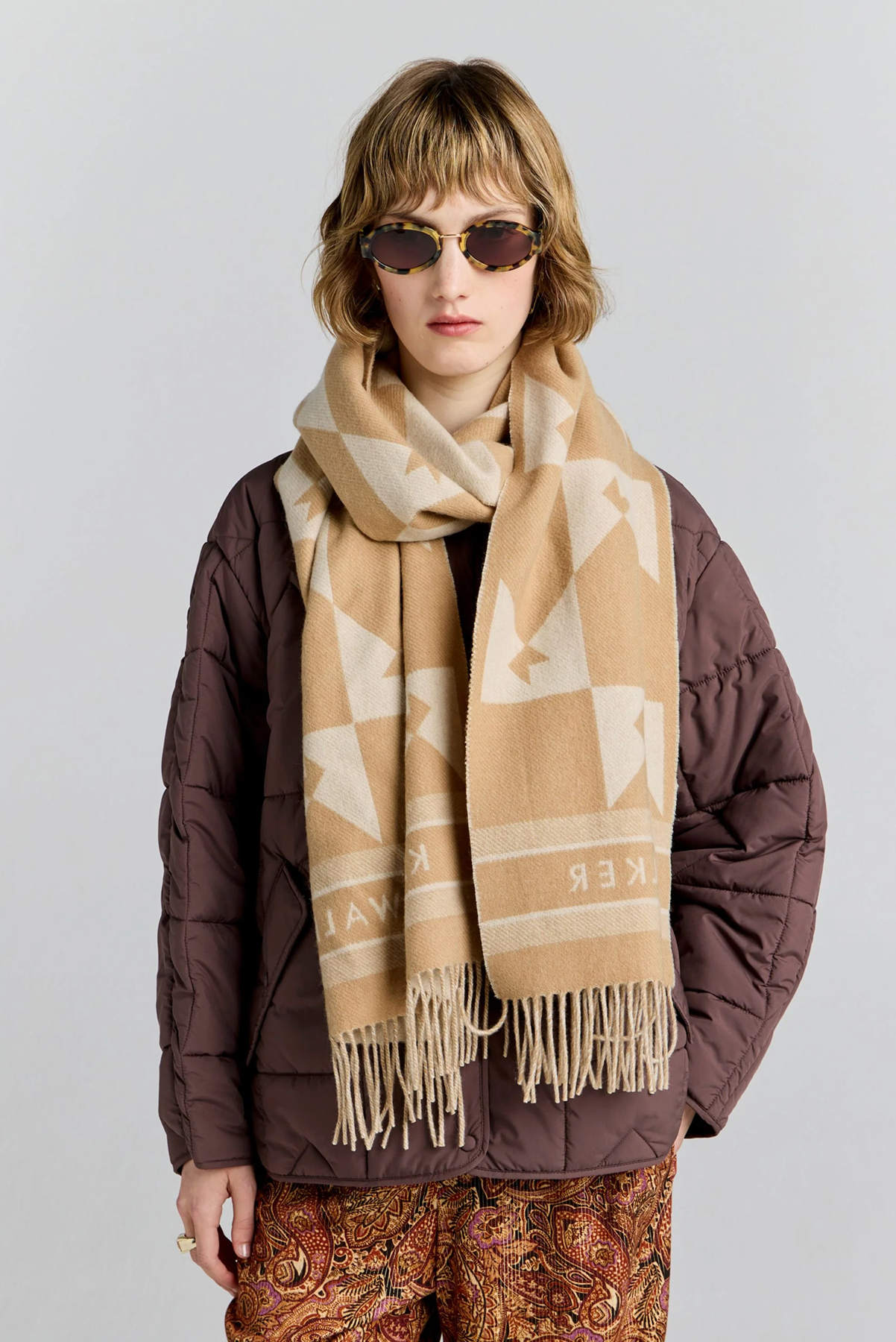 MONOGRAM JACQUARD SCARF