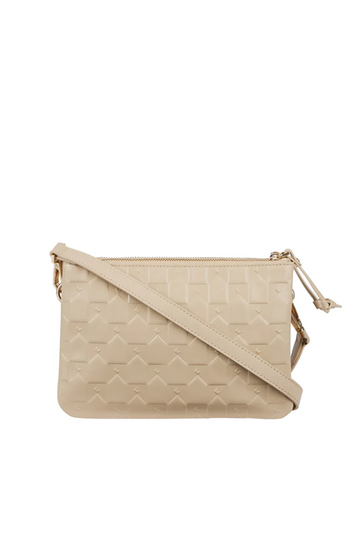 MONOGRAM DOUBLE ZIP POUCH