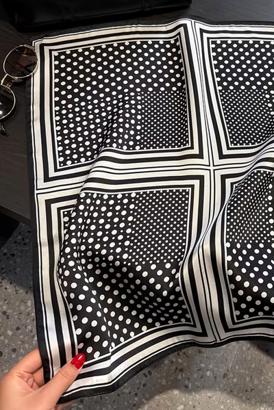 MULTI SPOT SQUARE SCARF