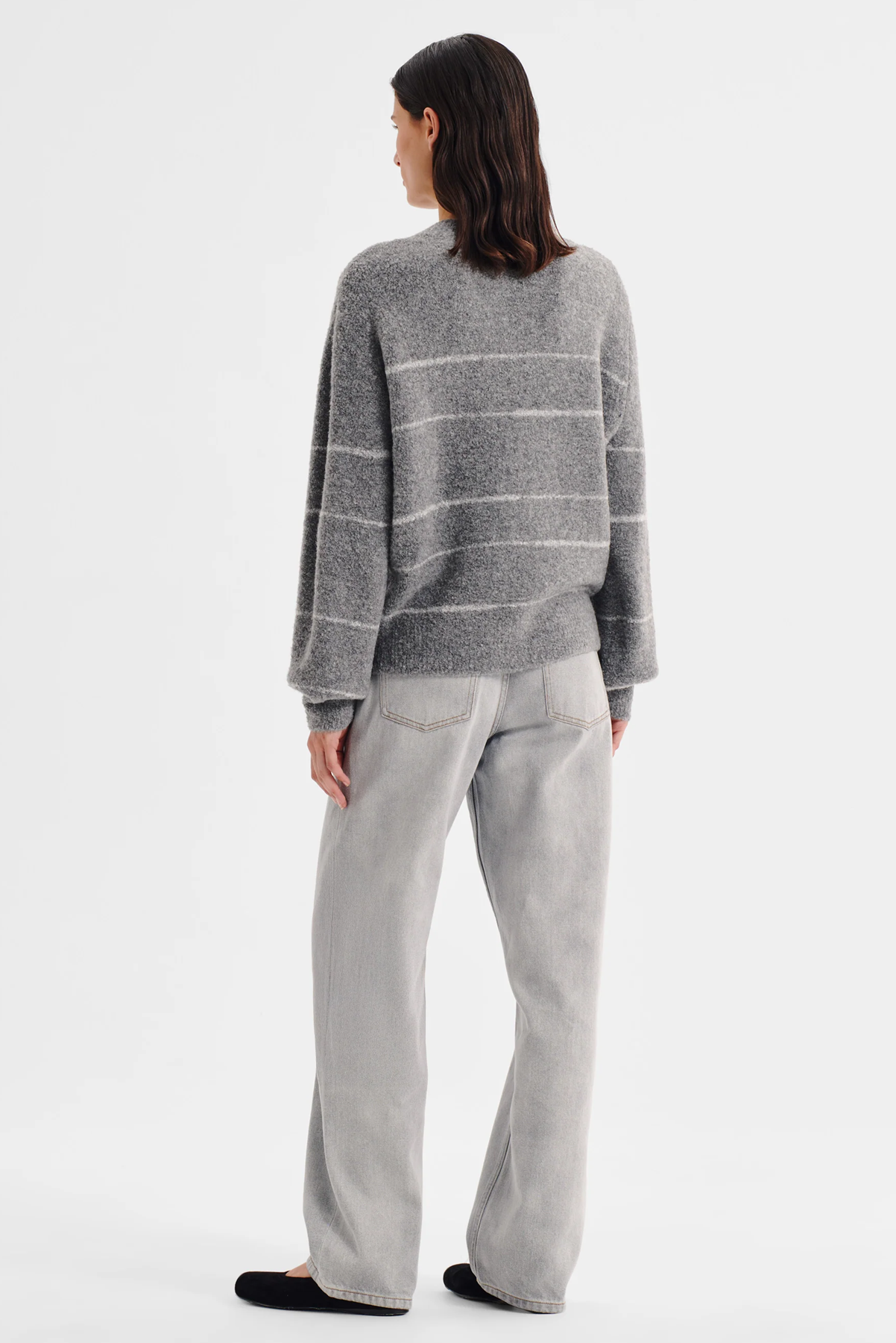 MARCELLE STRIPE KNIT PULLOVER