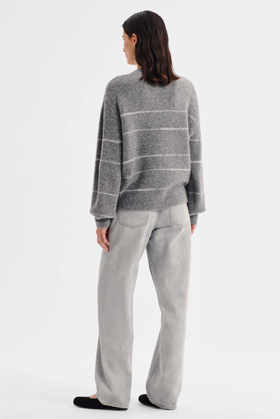 MARCELLE STRIPE KNIT PULLOVER