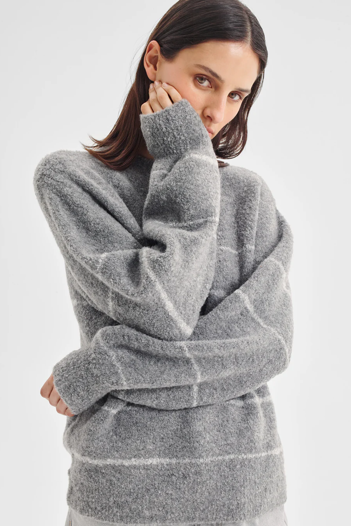 MARCELLE STRIPE KNIT PULLOVER