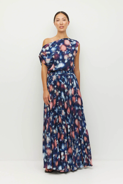 JULIETTE HOGAN MONACO TOP BLUE POLYESTER