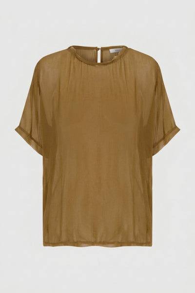 MORRSION SHORT SLEEVED LIZA TOP MOSS
