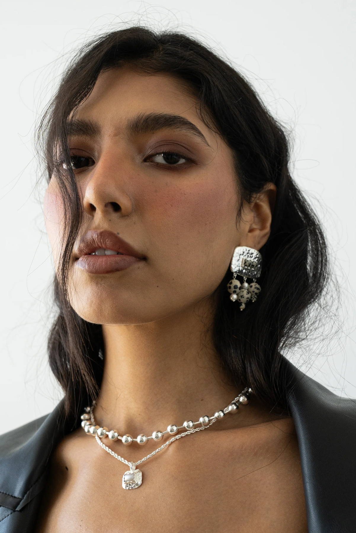 MOUNTAIN AND MOON NARA NECKLACE STIRLING SILVER JEWELLERY