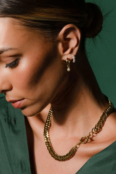 SILK AND STEEL NOVA NECKLACE GOLD NECKLACE CHUNKY CHAIN CURB CHAIN CHAIN NECKLACE EVIL EYE EVIL EYE CHARM SUNBURST CHARM CRYSTAL CHARM TOGGLE CLASP STATEMENT NECKLACE LAYERING NECKLACE CHARM NECKLACE GOLD JEWELLERY GOLD CHAIN BOLD JEWELLERY FASHION JEWELLERY PROTECTIVE SYMBOL LUCKY CHARM EYE PENDANT EVERYDAY JEWELLERY WOMENS JEWELLERY MODERN JEWELLERY LUXE STYLE MINIMAL GLAM LAYERING PIECE GOLD PENDANT CUBIC ZIRCONIA GIFT IDEA