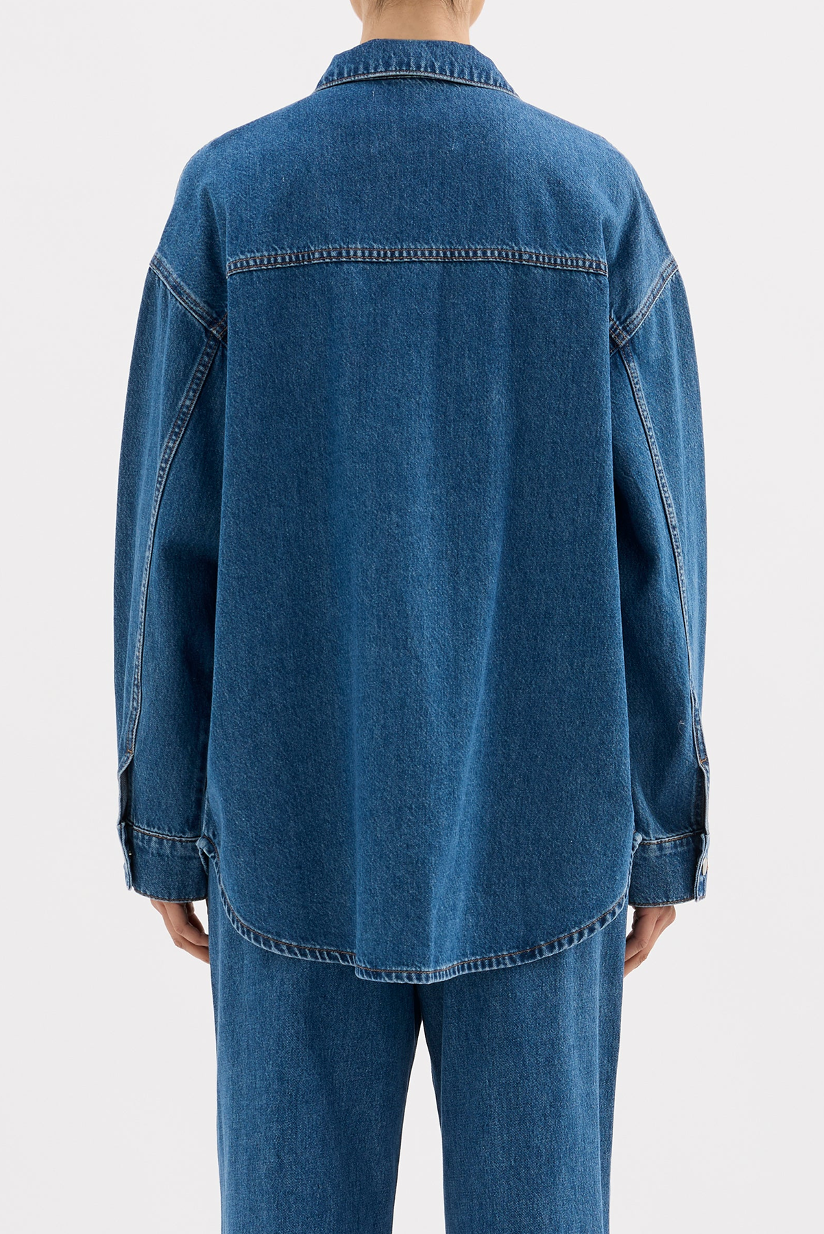 ORGANIC DENIM OVERSHIRT