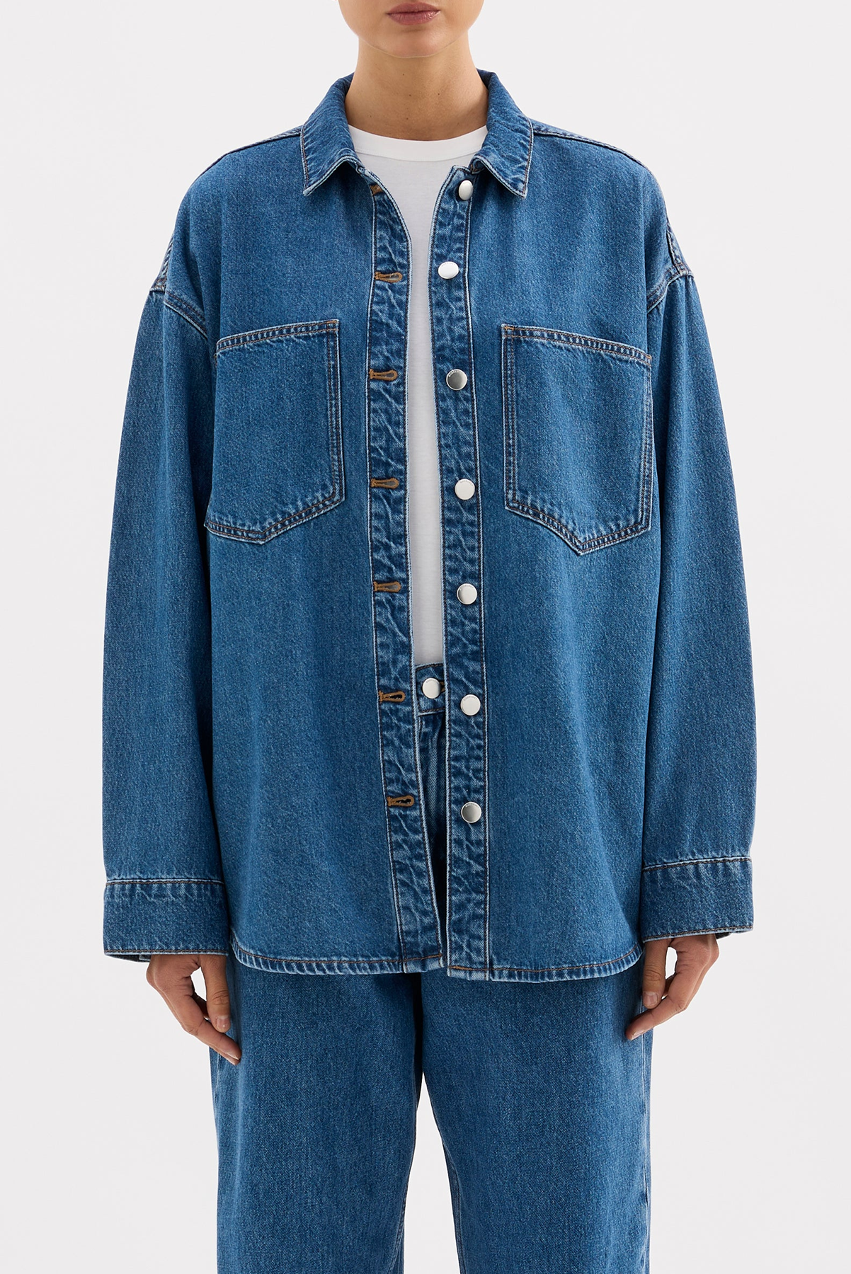 ORGANIC DENIM OVERSHIRT