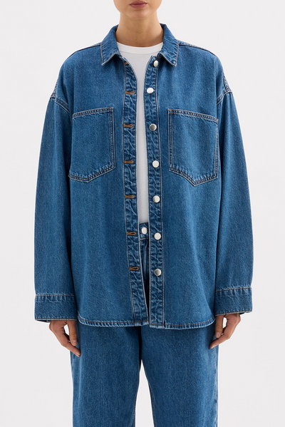 ORGANIC DENIM OVERSHIRT