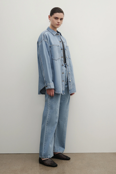 ORGANIC DENIM OVERSHIRT