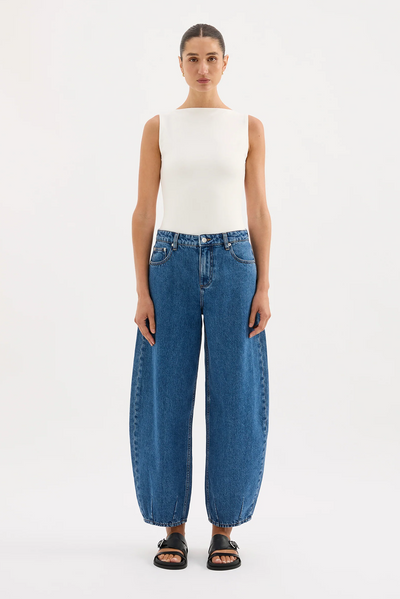 ORGANIC BARREL JEAN