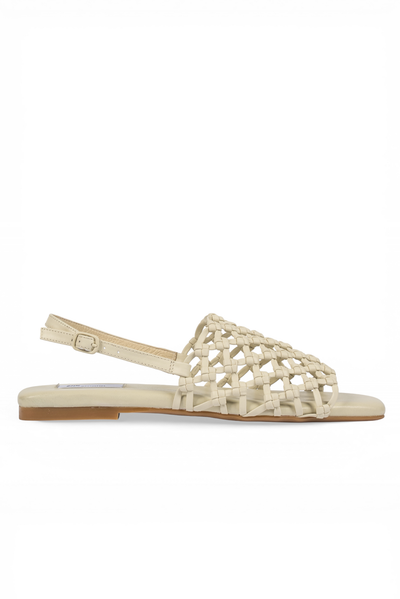 ZOE KRATZMANN PARTNER SLIDE PARCHMENT SANDAL LEATHER