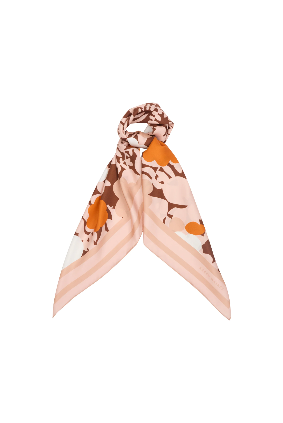 PERFECT DAY FLORAL CLASSIC SILK SCARF