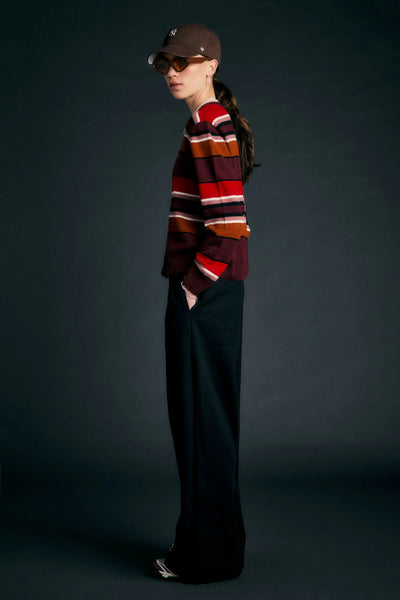 PIN TUCK TRACK PANTS