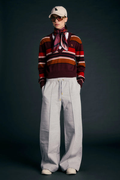 PIN TUCK TRACK PANTS