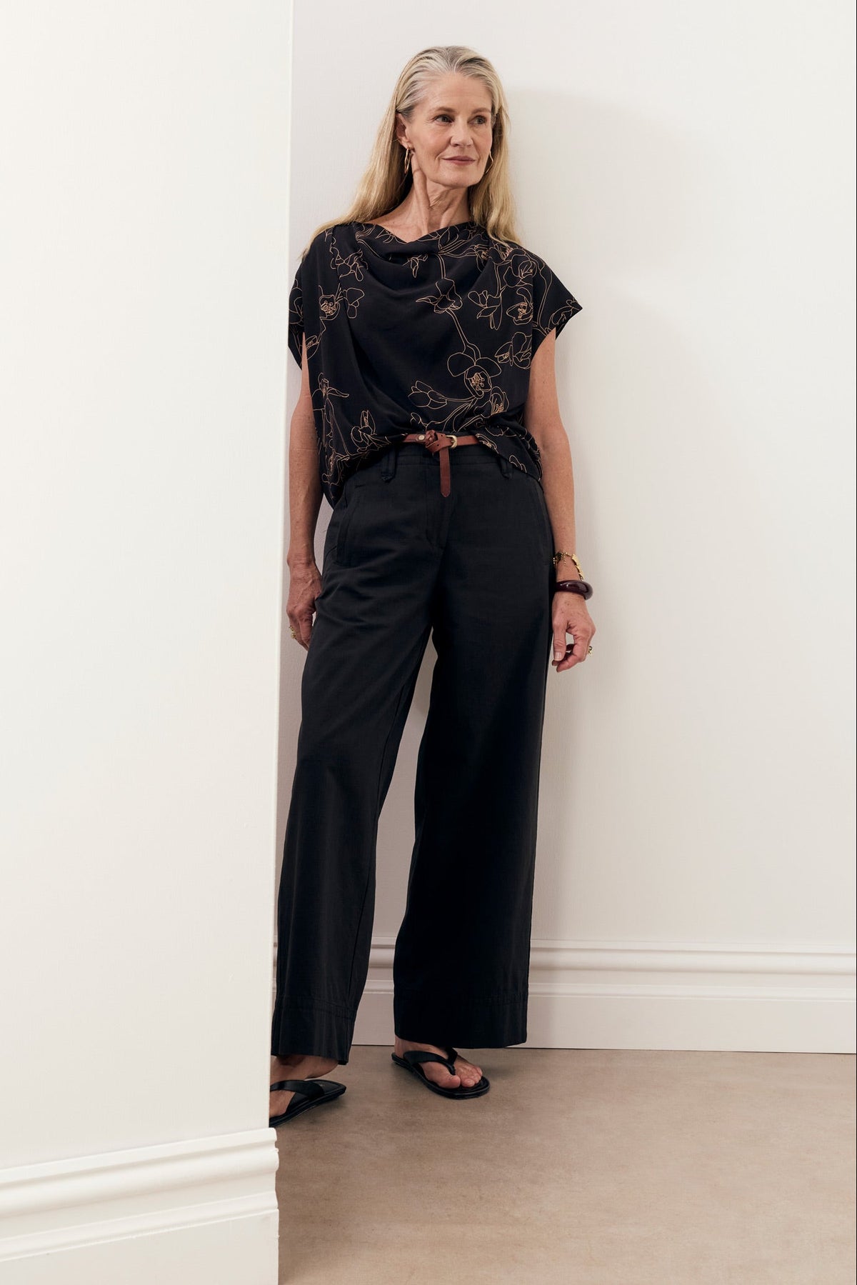 BUDD COWL NECK TOP