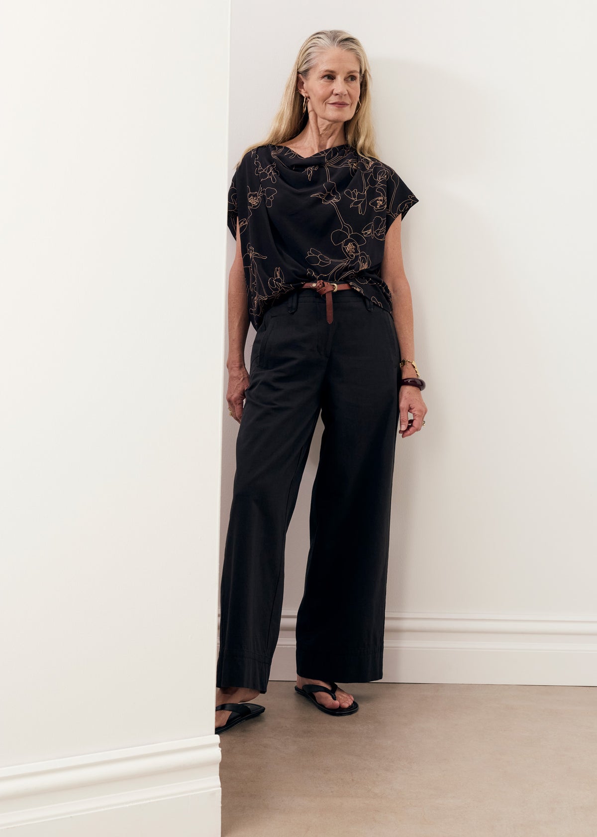 BUDD COWL NECK TOP