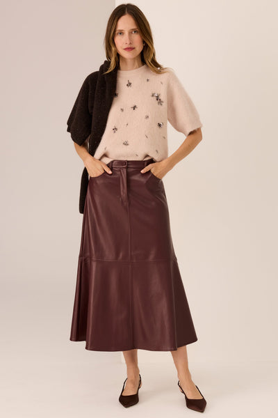 HAVILAND BEADED KNIT TEE