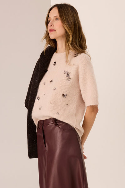 HAVILAND BEADED KNIT TEE