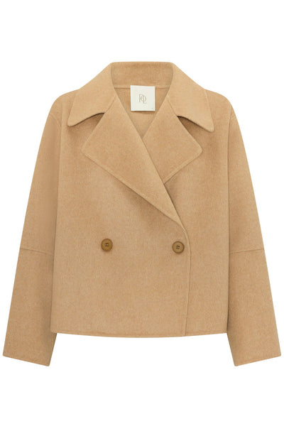 COHEN CROPPED WOOL COAT