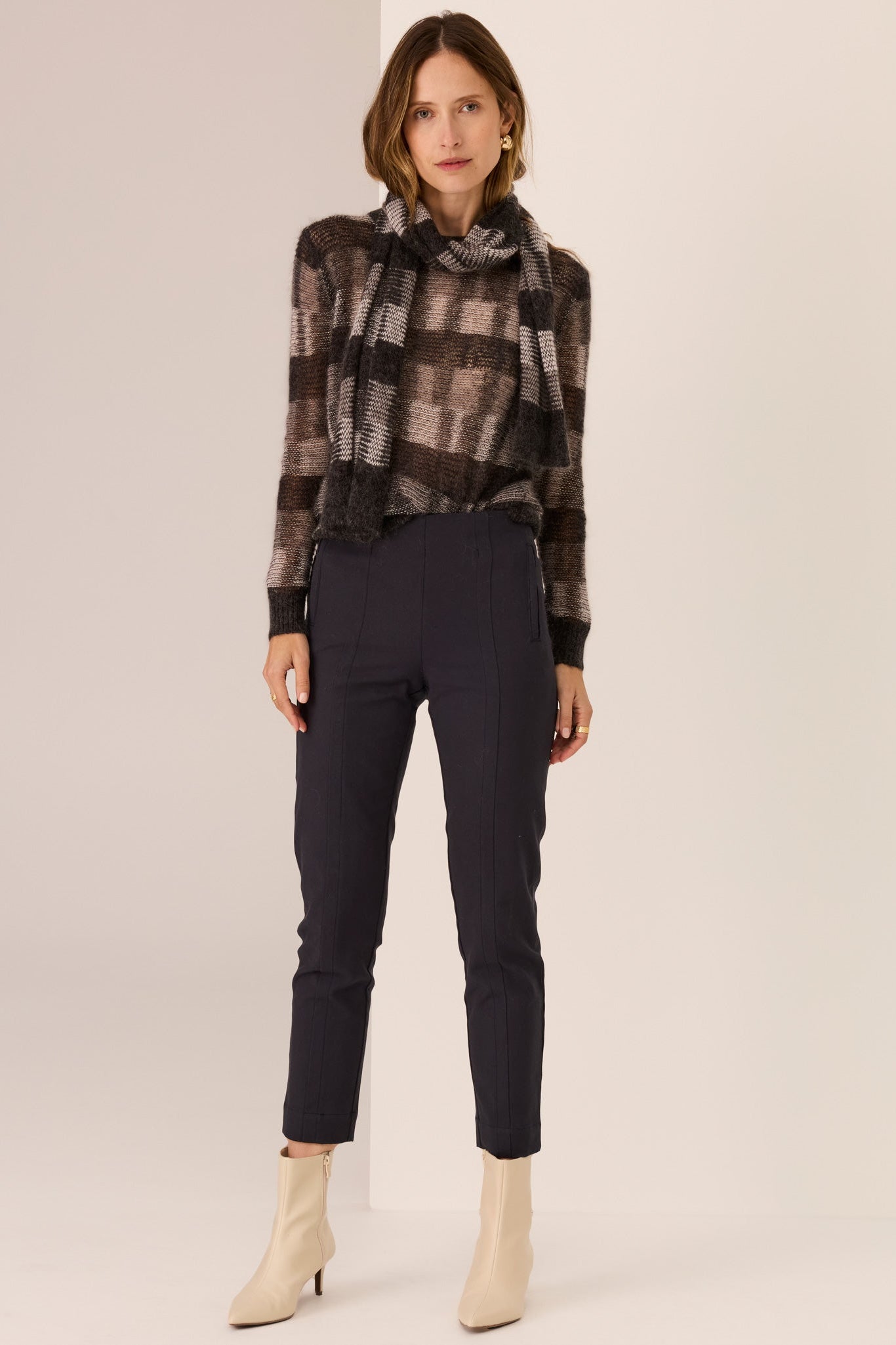 CIARA STRIPE TEXTURED KNIT