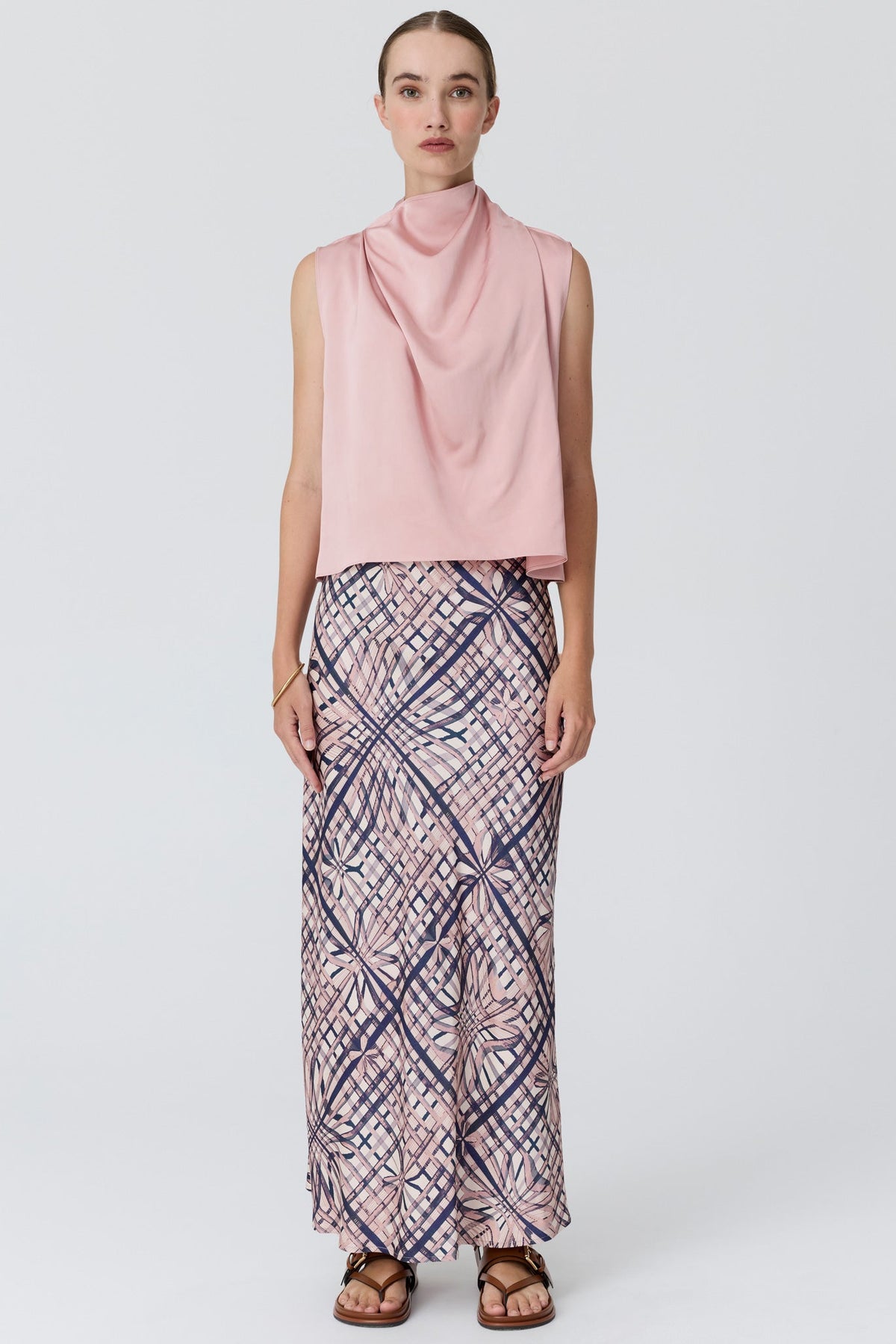 INNES TIE NECK TOP