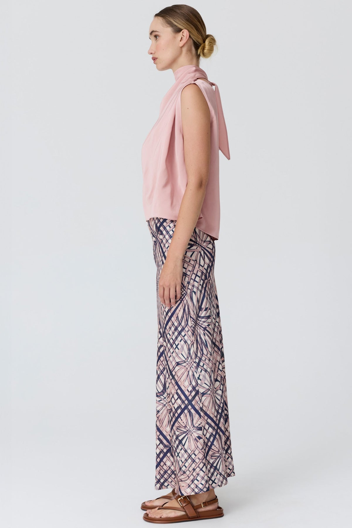 INNES TIE NECK TOP