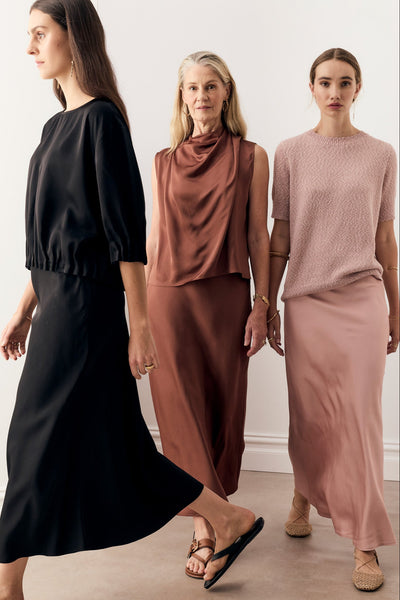 INNES TIE NECK TOP