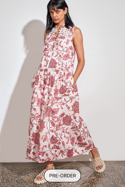 ZOE KRATZMANN LINGER DRESS RAMIE ROSE PAISLEY MAXI DRESS