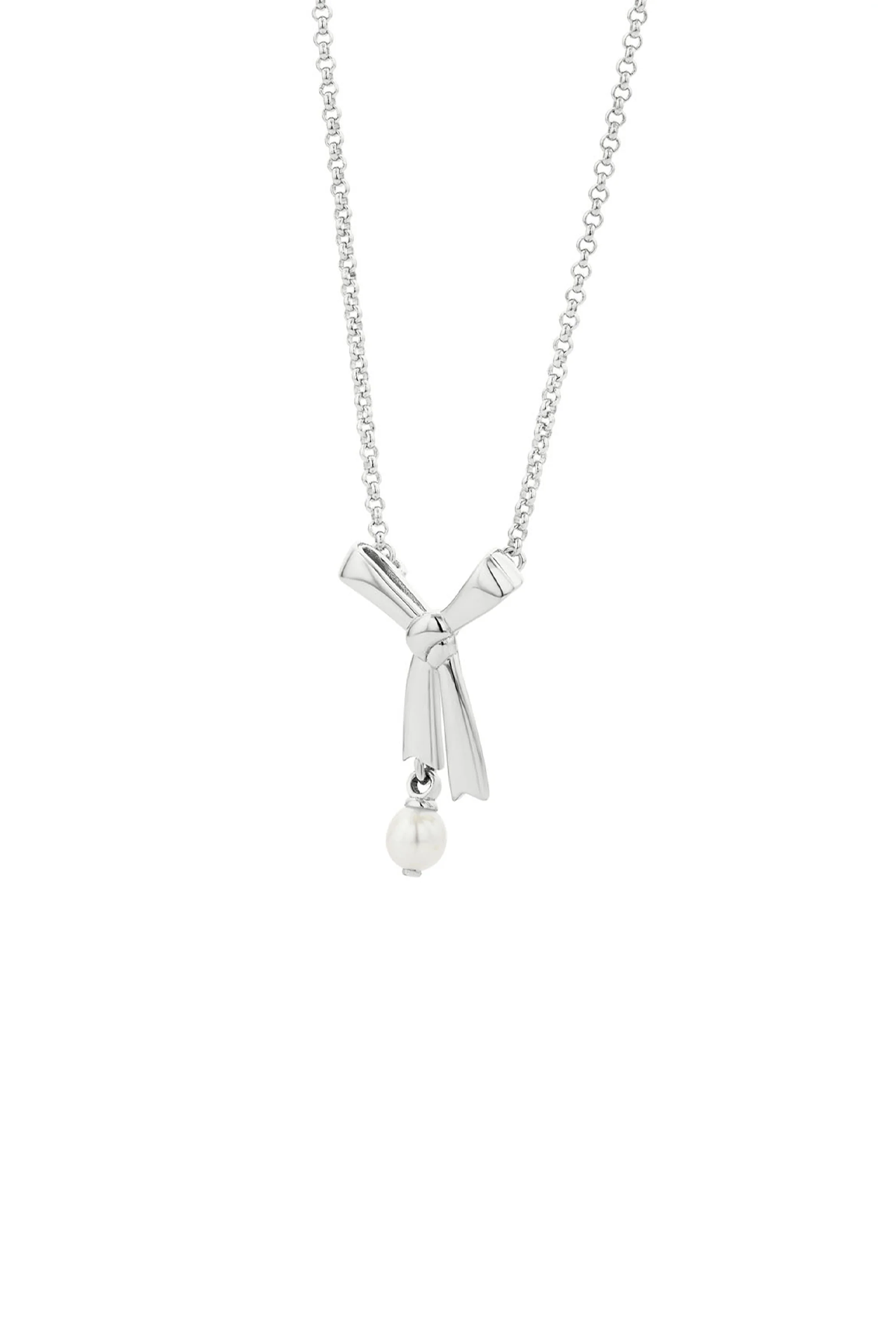 PEARL BOW NECKLACE