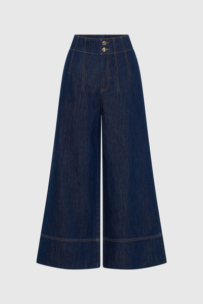 PIERROT CROP DENIM JEAN
