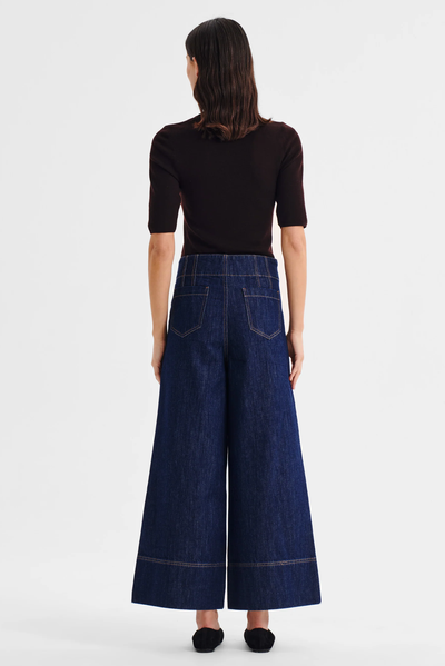 PIERROT CROP DENIM JEAN