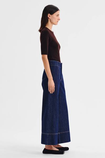 PIERROT CROP DENIM JEAN