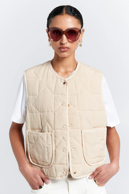QUILTED DRIFT VEST