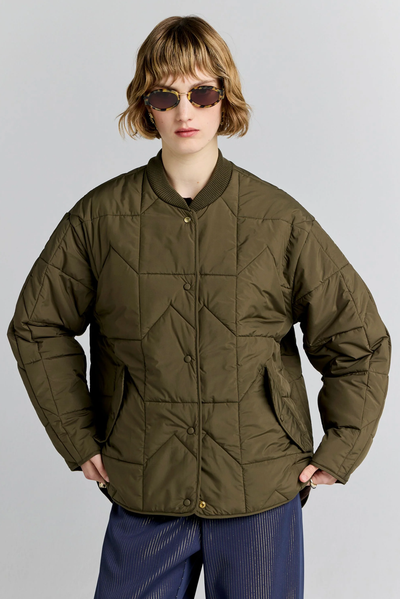 QUILTED MONOGRAM JACKET
