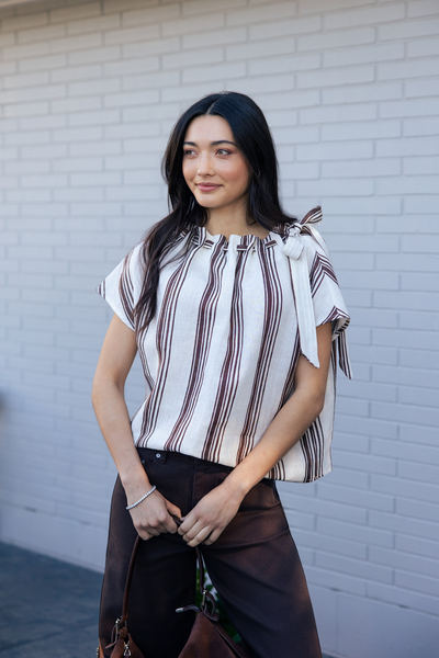 RAY LINEN TOP
