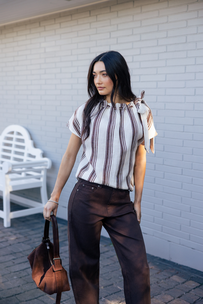 RAY LINEN TOP