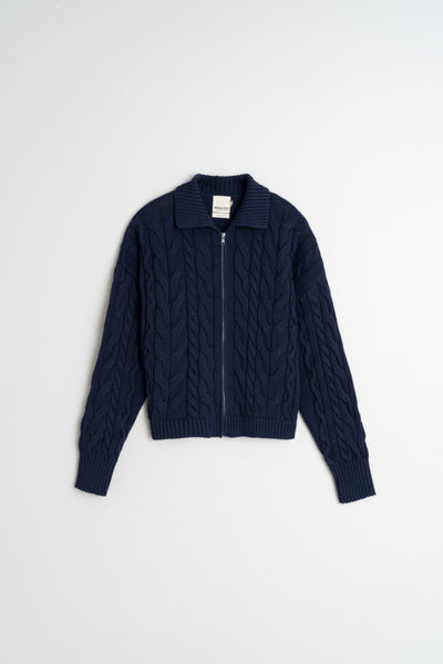 KELLY ZIP CARDIGAN