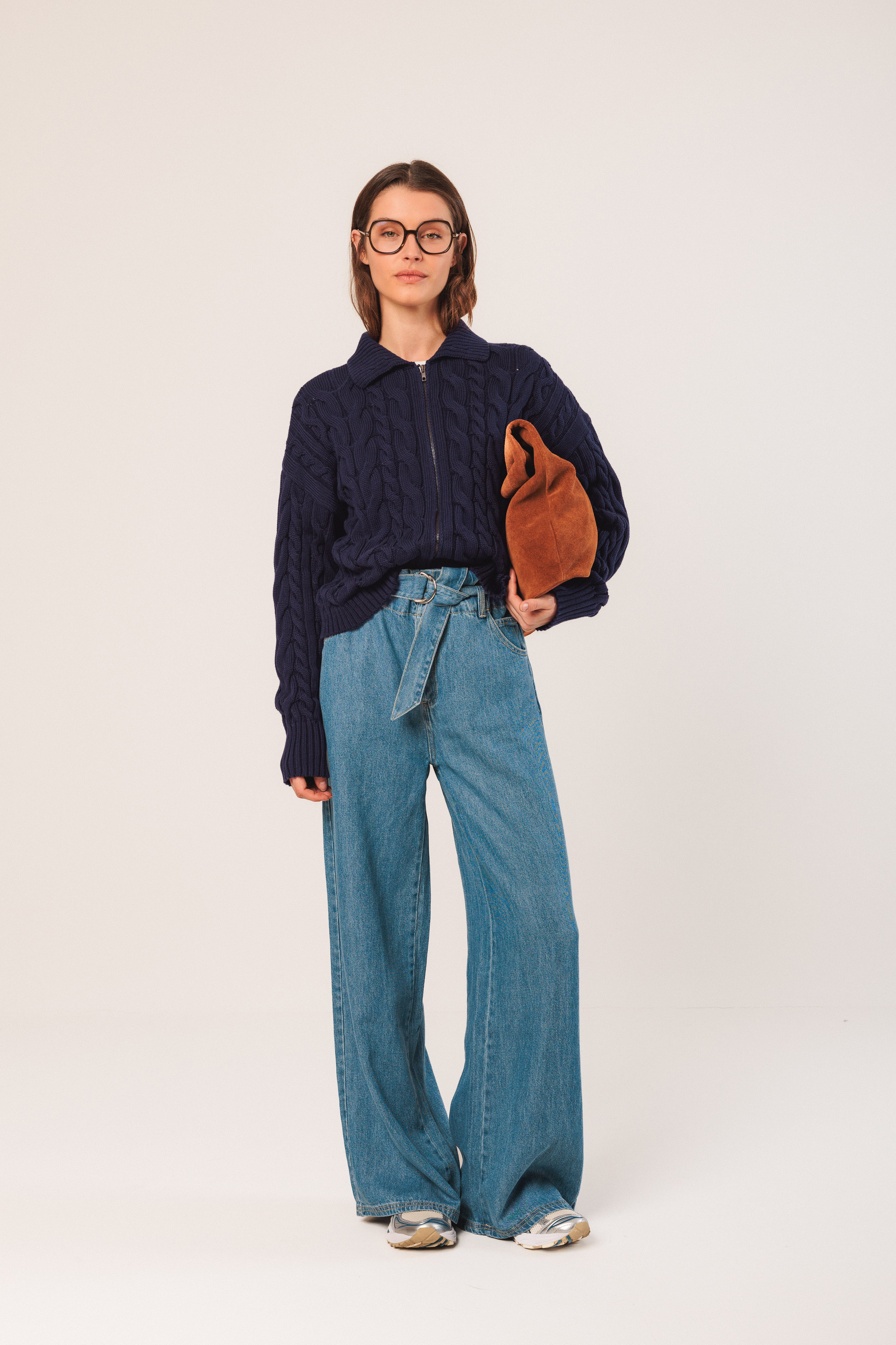 KELLY ZIP CARDIGAN