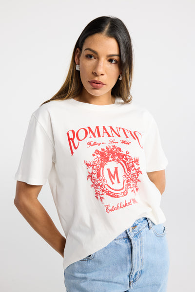 INK ROMANCE TEE HIRT SHORT SLEEVE CREW NECK WHITE PINK GRAPHIC PRINT RED GRAPHIC ROMANTIC GRAPHIC FLORAL GRAPHIC FRONT PRINT ROMANTIC THEME SOFT FEEL LIGHTWEIGHT COMFORTABLE BREATHABLE COTTON FEEL RELAXED FIT OVERSIZED FIT CASUAL EVERYDAY WEAR SUMMER ESSENTIAL WARDROBE STAPLE VERSATILE EASY TO STYLE MINIMALIST CLASSIC TIMELESS STREET STYLE GRAPHIC TEE STATEMENT TOP CREW NECKLINE SHORT SLEEVES SOFT TOUCH FABRIC WHITE PINK