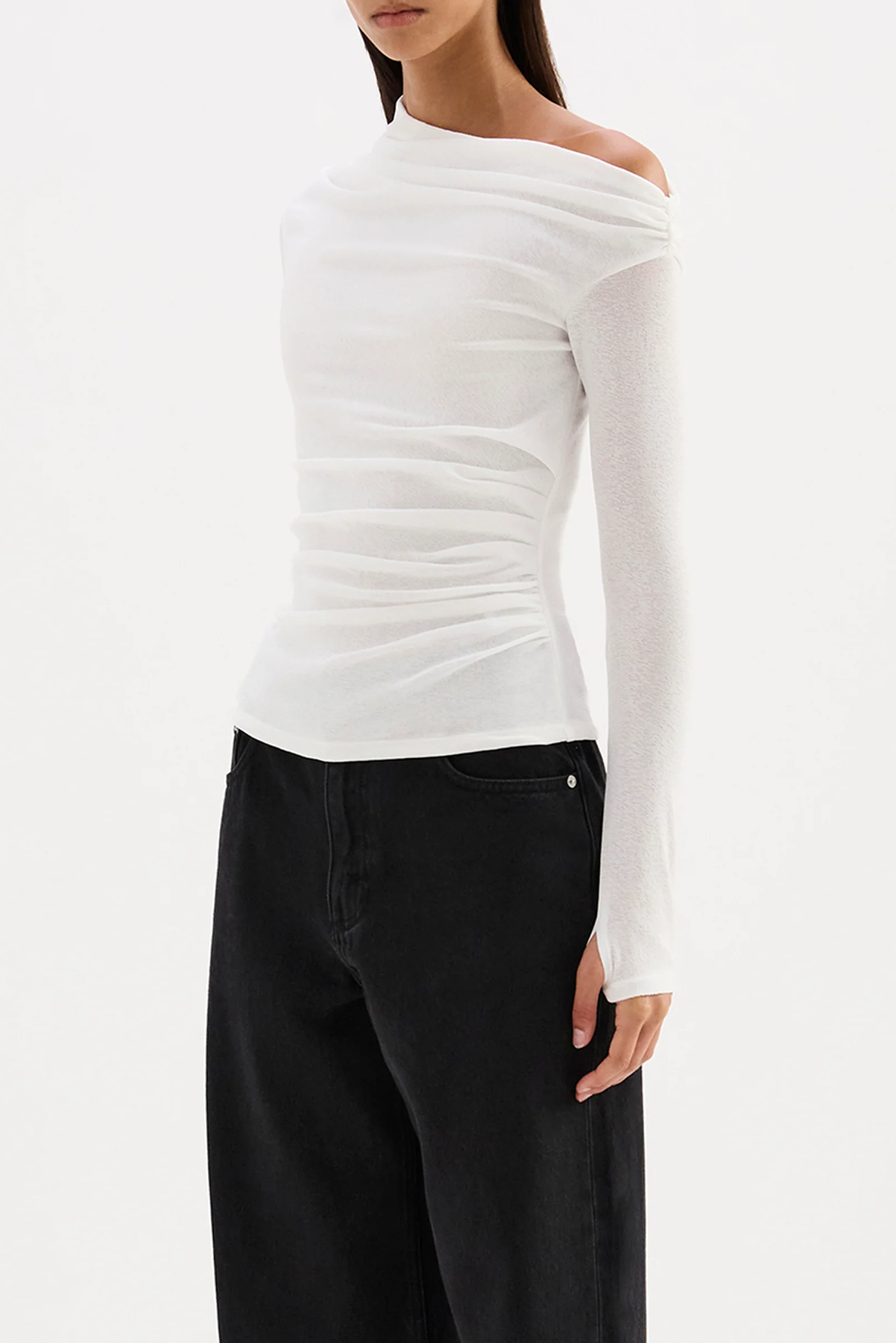 RUE MESH LS TOP