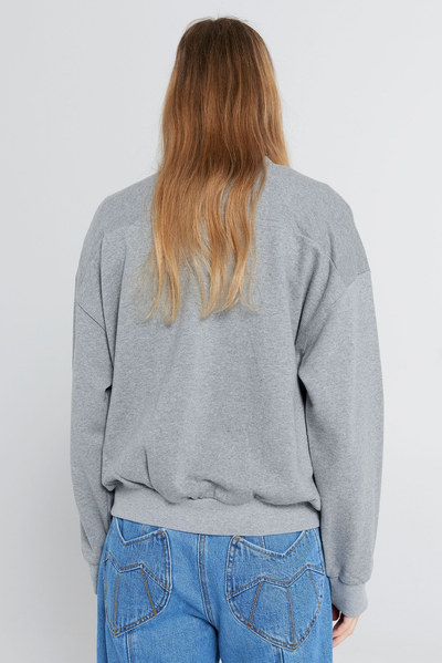 RUNAWAY GIRL ORGANIC COTTON CREWNECK SWEATSHIRT