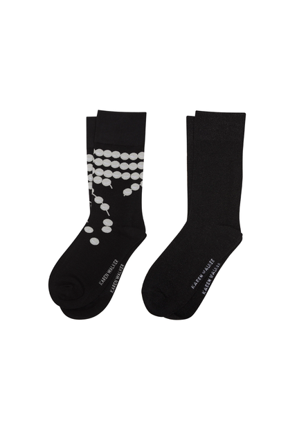 RUNAWAY PEARLS SOCKS 2 PACK