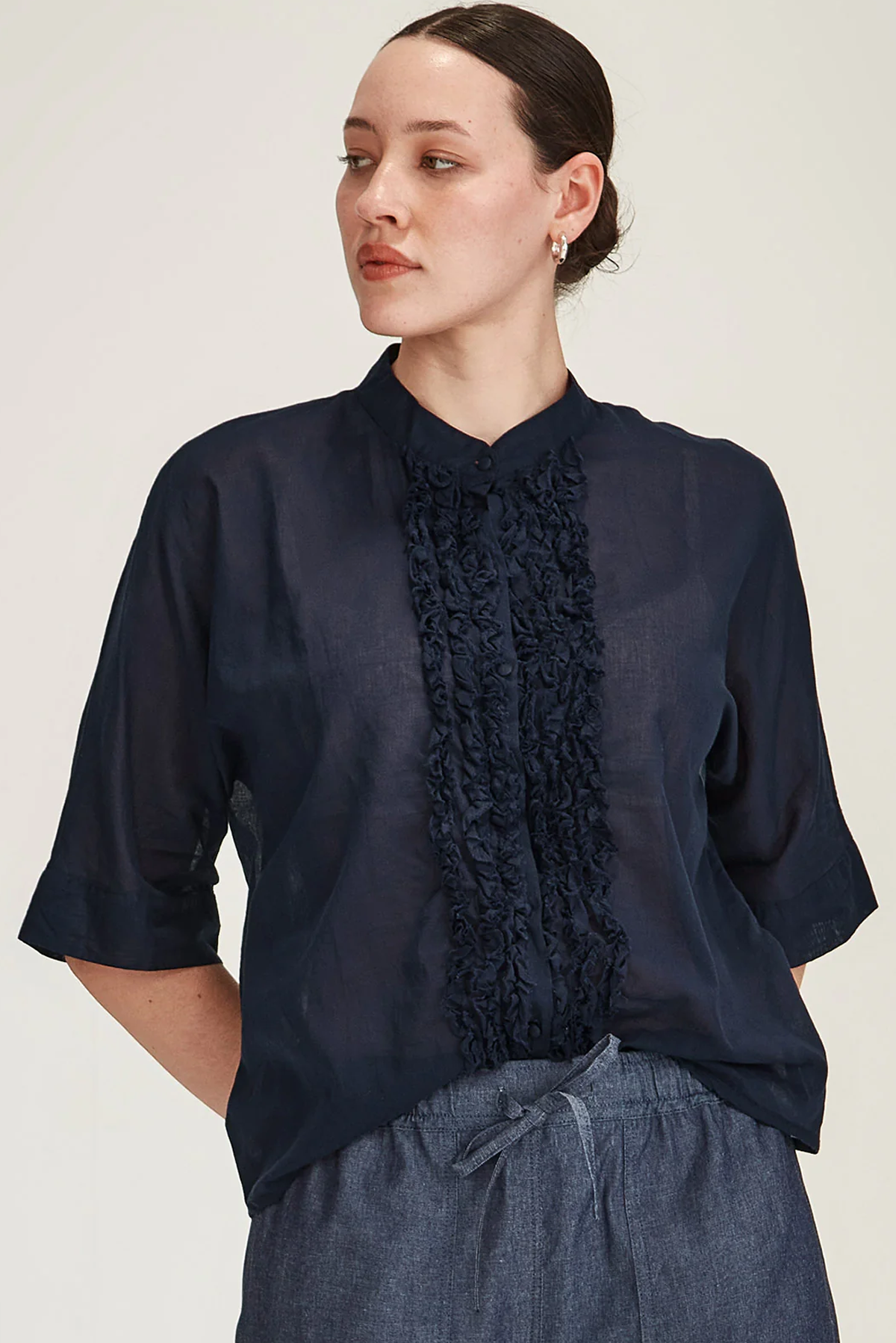 SASHA RUFFLE BLOUSE