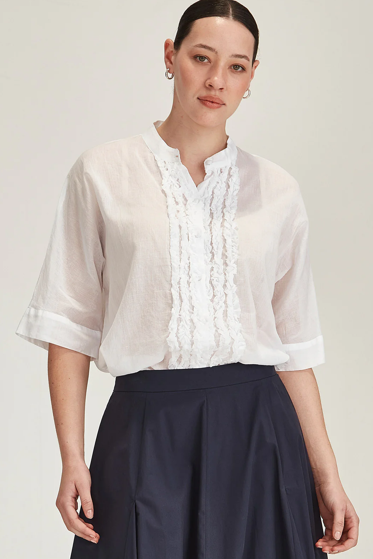 SASHA RUFFLE BLOUSE