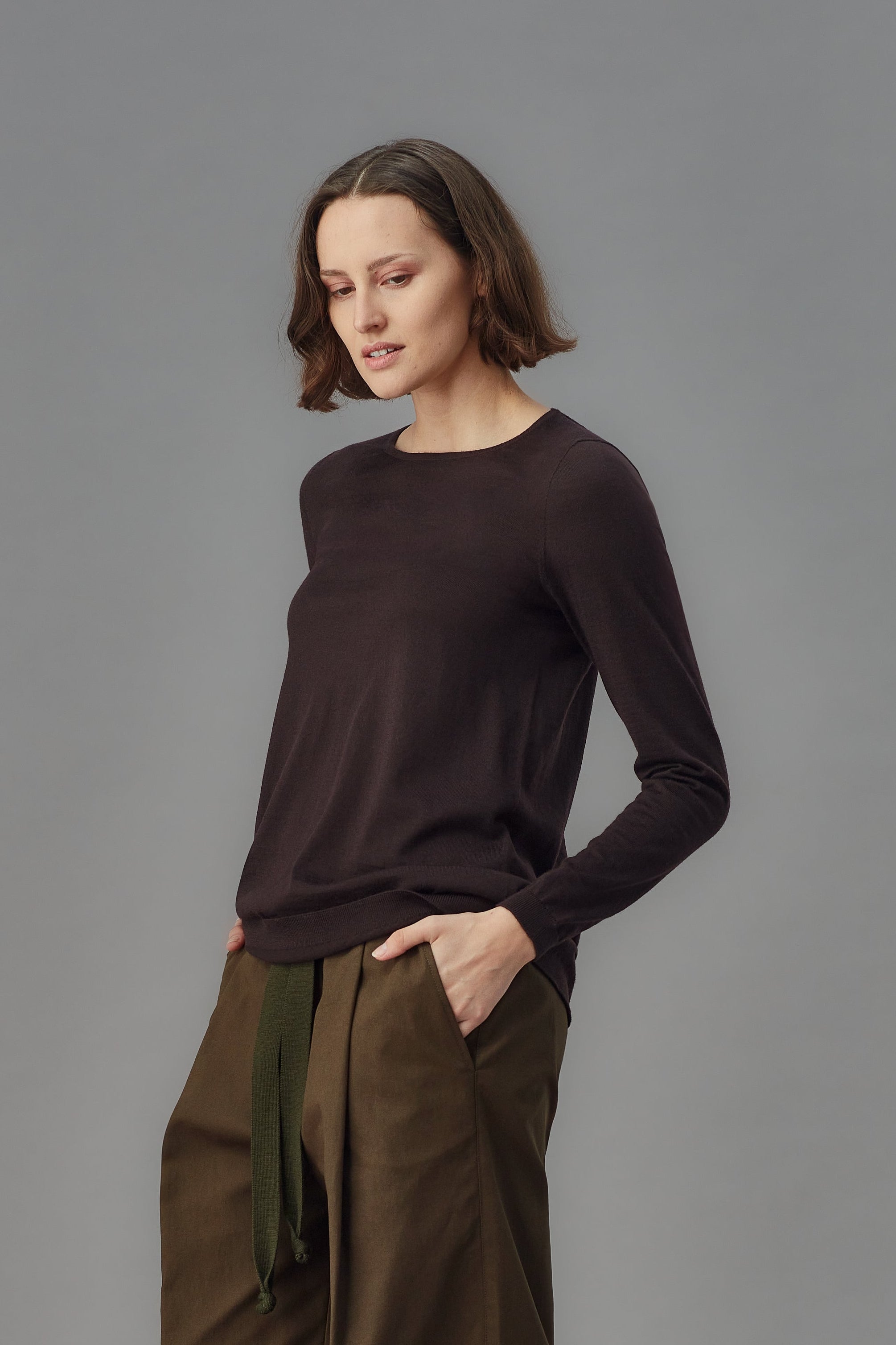 MERINO SWING SWEATER
