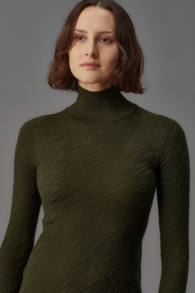 MERINO SLATCH DRESS