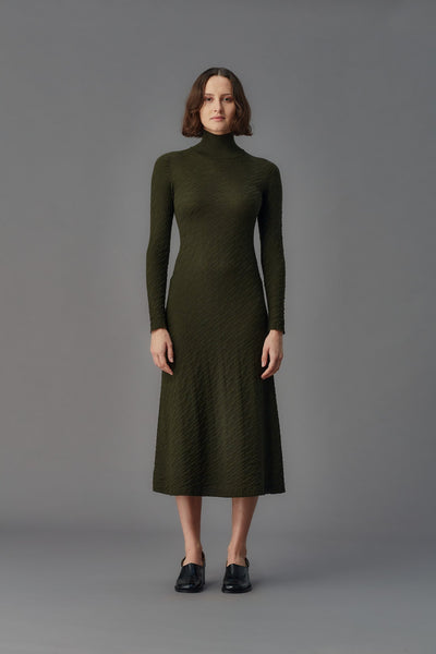 MERINO SLATCH DRESS