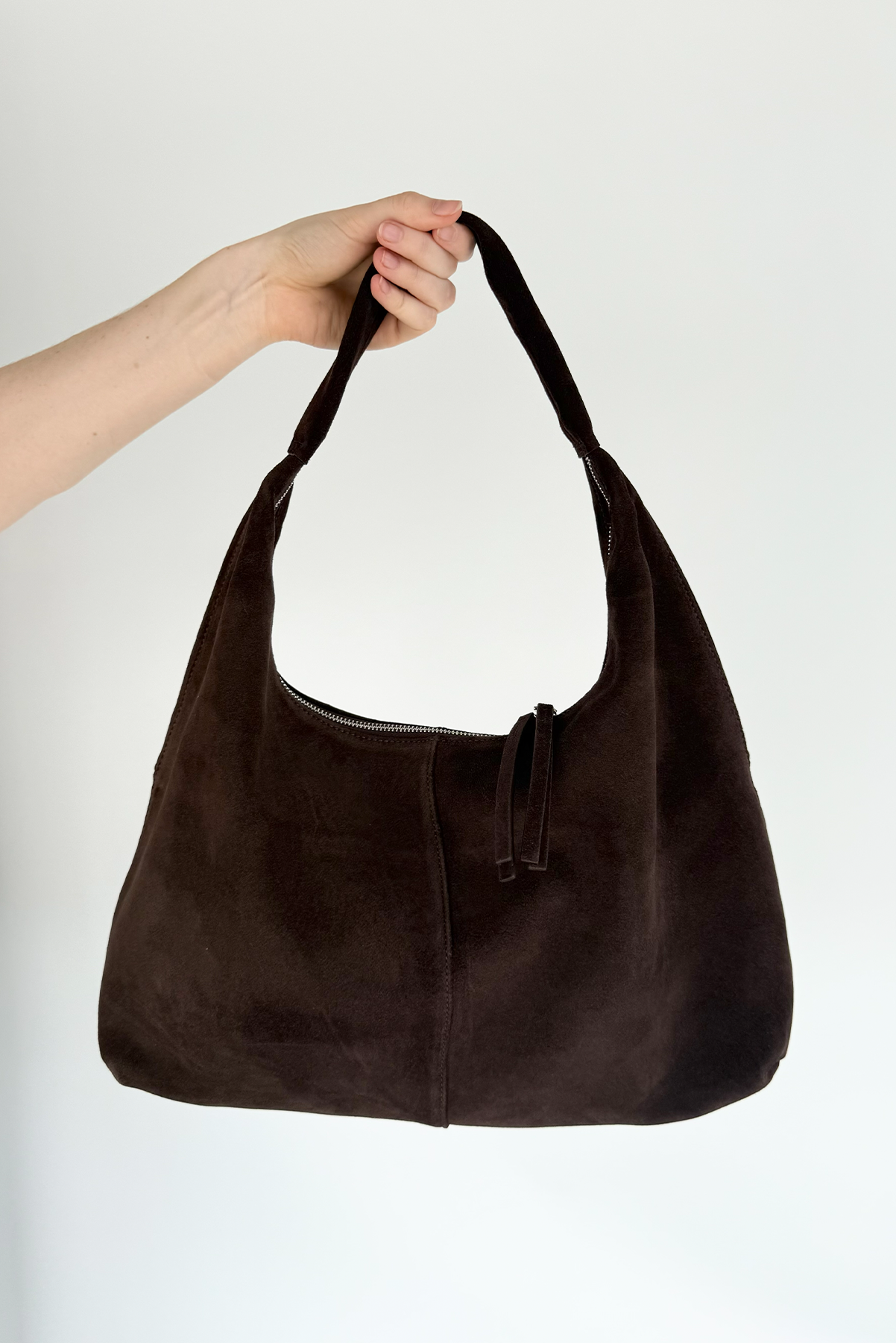 SUEDE SLOUCH BAG